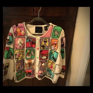 Michael Simon Vintage Poodle Sweater